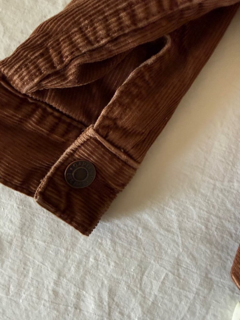 Gap Kids Sherpa Lined Corduroy Jacket Size Small - Picture 6 of 9